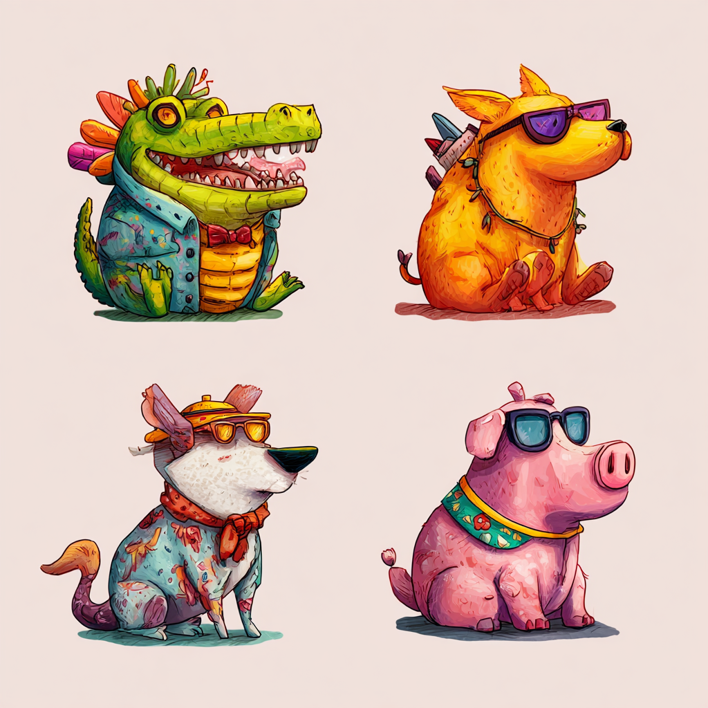 Cool Critters Sticker Pack