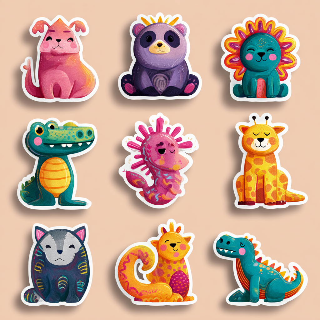 Tiny Critters Sticker Pack