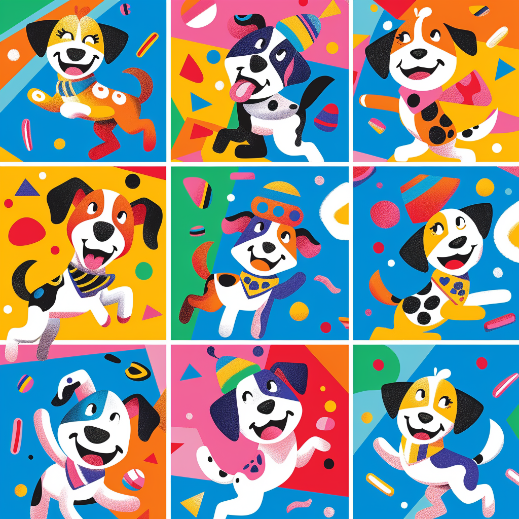 Playful Pups Sticker Pack