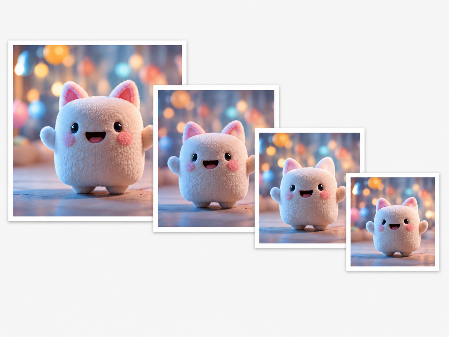 Marshmallow Meow Puff