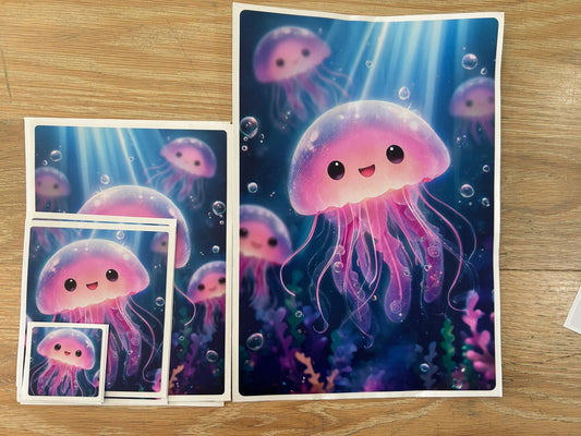 Cute Jellyfish Sticker