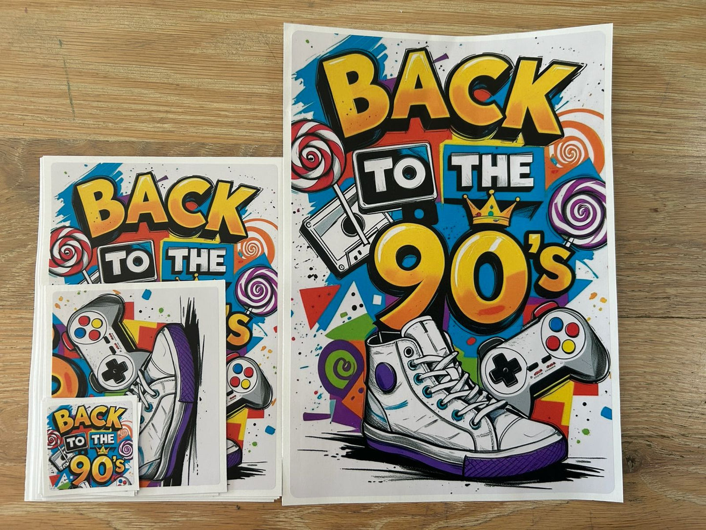 Back to the 90's Sticker