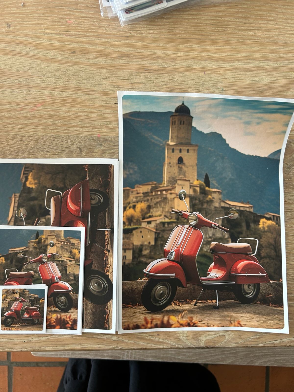 Vintage Vespa Sticker