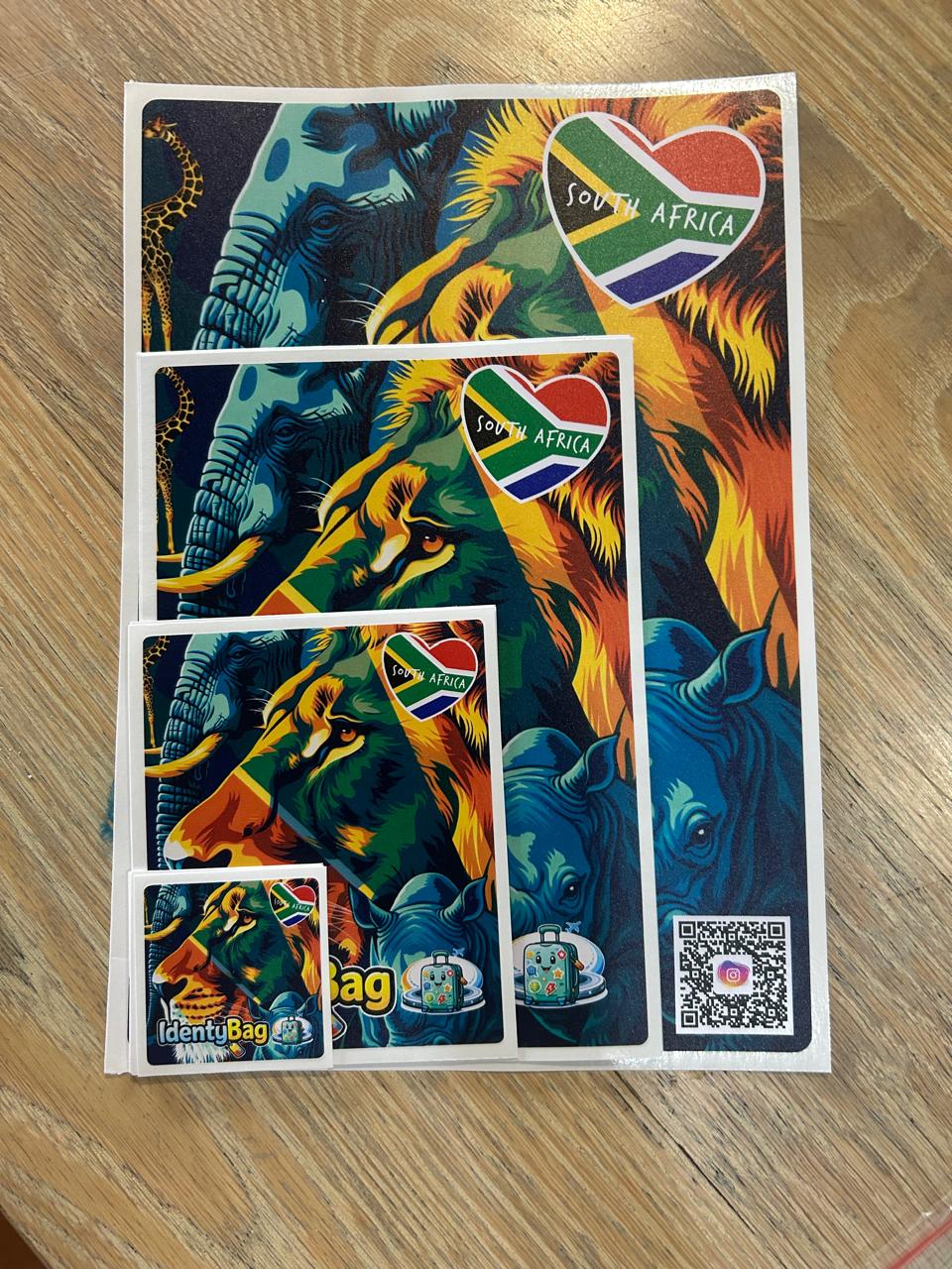 South Africa Big 5 Sticker