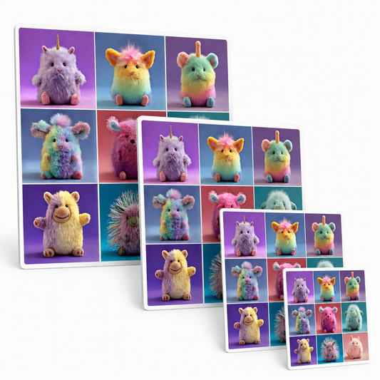 Fluffy Friends Sticker Pack