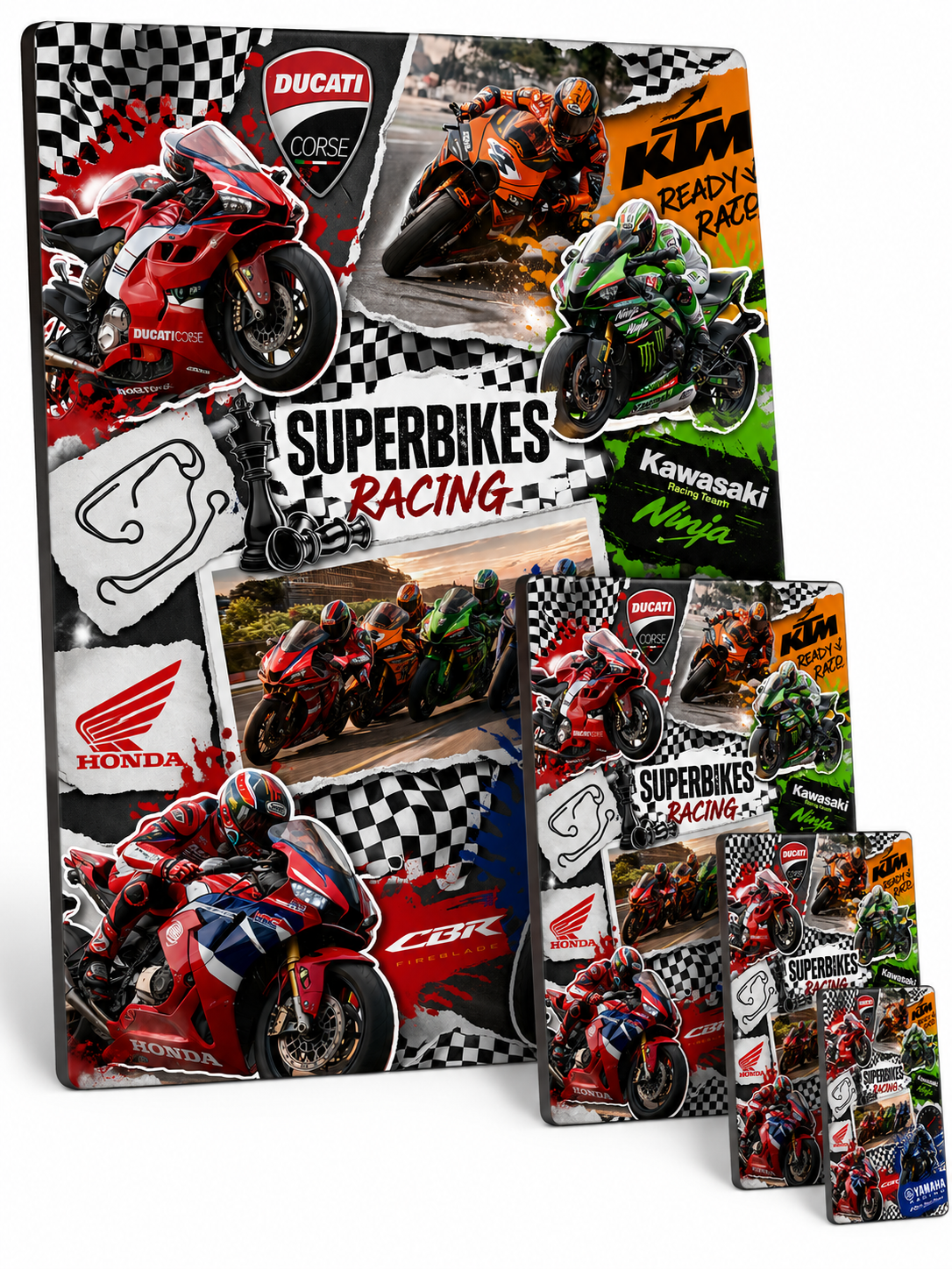 Superbike Rush Sticker Pack