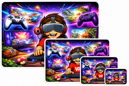VR Galaxy Gamer Decal
